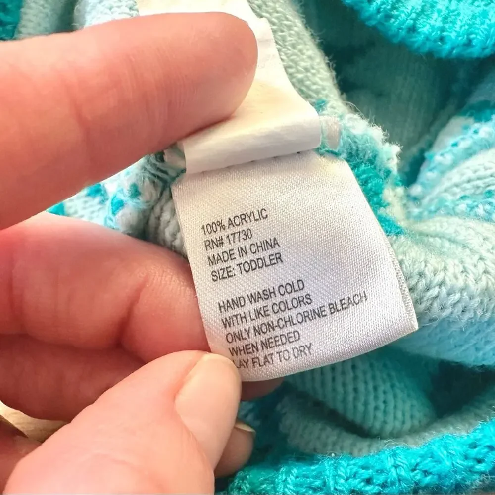 Target Toddler Star Knit Beanie | Teal | Size Toddler